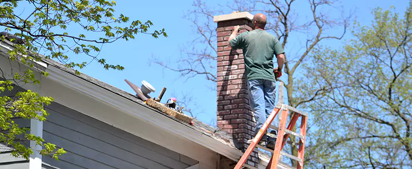 Vinyl and PVC Chimney Flashing Installation in Margate, FL