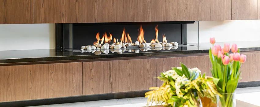 Double-height Fireplace Design Refurbishment in Margate, Florida